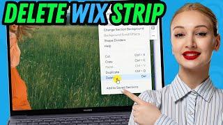 How to delete a strip on wix Quick & Easy