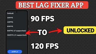 Official Trick  - 90 Fps To 120 Fps Unlocked - Best Game Booster For PUBG