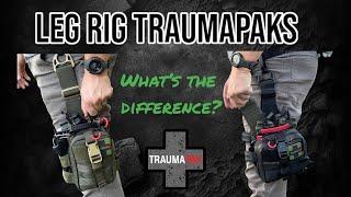 Leg rig TraumaPAKs. What to choose?