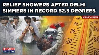 Delhi Records Maximum Temperature Ever Mercury Hits New Highs Rains Bring NCR Relief IMD Forecast