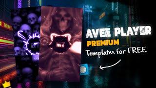 Avee Player Premium Trending Templates  & Editing Process 