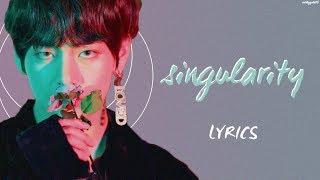 BTS V - Intro Singularity HanRomEng lyrics