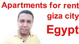 in  Egypt Giza city Apartments for rent