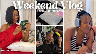 Spend the weekend with me - Shopping For New Clothes New Hair Travel Prep Cooking + SO MUCH MORE