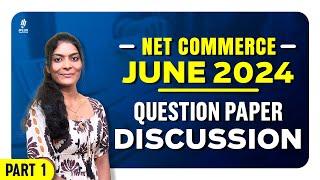 NTA UGC NET Commerce June 2024  Question Discussion  Part 1