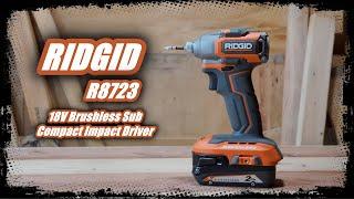 Review  Ridgid R8723  18v subcompact impact driver