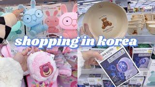 shopping in korea vlog  cute stationery & kitchenwares 🩷 daiso haul 다이소 신상