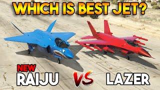 GTA 5 ONLINE  RAIJU VS LAZER WHICH IS BEST JET PLANE?