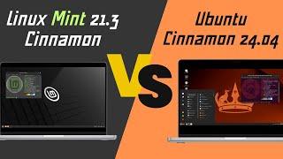 Linux Mint 21.3 VS Ubuntu Cinnamon 24.04  RAM Consumption