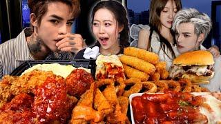 Influencer got BANNED FOR 630 YEARS for live streaming their proposal Korean Fried Chicken Mukbang