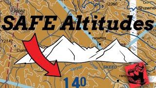 How to Use the VFR sectional to pick SAFE Altitudes. Private Pilot Ground Lesson 26