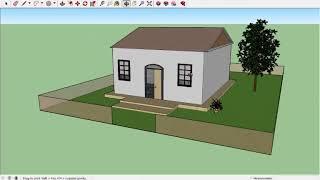 SketchUp ile basit klasik ve hızlı ev yapımı 