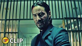 Church & Parking Lot Shootout Scene  John Wick 2014 Movie Clip HD 4K