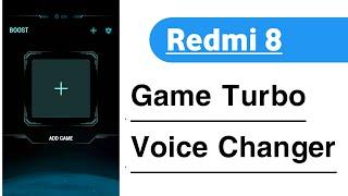 Redmi 8 How To Change Voice in Game Turbo  Game Me Voice Kaise Change Kare Redmi 8 Me