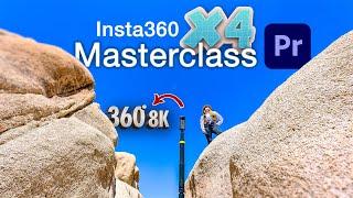 How to Edit & Export Insta360 X4 8K 360 Video for YouTube VR & Vision Pro  Premiere Pro Masterclass