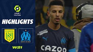 FC NANTES - OLYMPIQUE DE MARSEILLE 0 - 2 - Highlights - FCN - OM  2022-2023