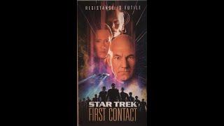 Opening To Star TrekFirst Contact 1997 VHS