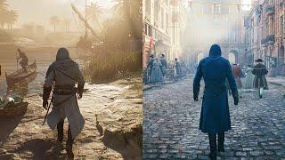 These Two Games are 9 Years Apart - Assassins Creed Mirage VS Unity