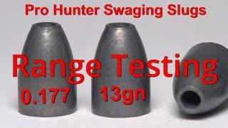 Pro Hunter Swaging Hollow Point Slugs 0.177  13gr  -  Range Testing  -  9 Jun 2021  Weihrauch HW100