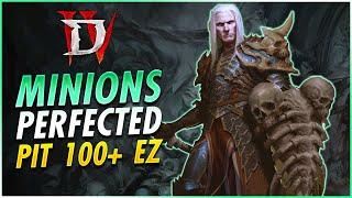 BEST Necromancer Build Pit 100+ Minions Perfected Endgame Guide - Diablo 4 Season 4