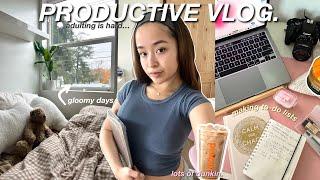 GET PRODUCTIVE WITH ME how i stay motivated to-do list vlog getting out of a slump *realistic*