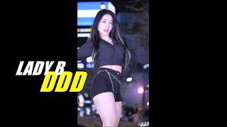 4K 레이디비 시온 LADY B - 덜덜덜 EXID 커버 댄스 @ 220319 신촌 버스킹 직캠 By SSoLEE