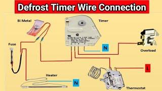 Refrigerator Defrost Timer Connection #refrigerator