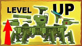 Walker KV6 Level Up - Cartoons about tanks