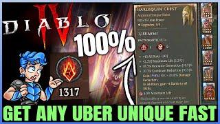 Diablo 4 - Do THIS Now - Get ALL Uber Unique Gear FAST & EASY - Ultimate Duriel Speed Farm Guide