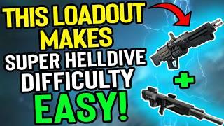 This Primary & Support Weapon Combo CRUSHES Everything in Helldivers 2 Best Loadout Blitzer Build