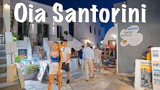 Oia Santorini Greece THE highest quality nightlife video ever made walking tour 4k 2023