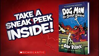 SNEAK PEEK INSIDE  Dog Man The Scarlet Shedder by Dav Pilkey  AI vs Supa Buddies