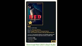 Download Red 2021 Dual Audio Movie 480p  720p  1080p Direct link