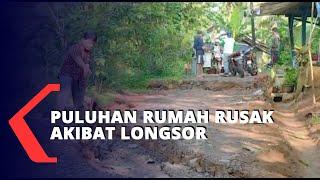 Tanah Amblas Puluhan Rumah Rusak