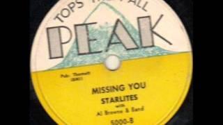 STARLITES  Missing You  1957