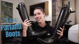 Unboxing and breaking in NEW Parlanti riding boots