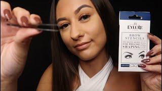 ASMR Brow Treatment & Shaping Role Play  Up-Close Personal Attention 