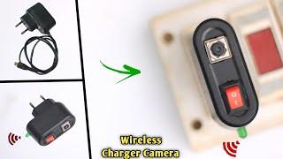 How To Making - Smallest Hidden Wireless Camera - With Mobile Phone Charger