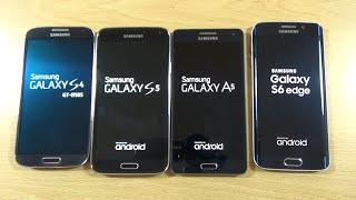 Samsung Galaxy S6 Edge VS A5 VS S5 VS S4 - Speed Test