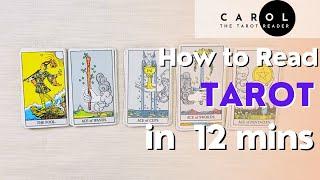 How to read Tarot in 12 minutes  for Beginners