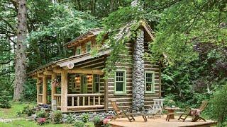 Amazing Gorgeous Wooden Cottage Tiny House in the Woods