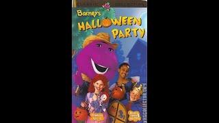 Opening To Barneys Halloween Party 1998 VHS