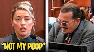 Amber Heard ADMITS To POOPING On Johnny Depps Bed During Testifying *LIVE FOOTAGE*