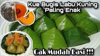 Cara Membuat KUE BUGIS Labu Kuning Yang Enak Lembut Kenyal Dan Legit ⁉️Resep Anti GAGAL‼️