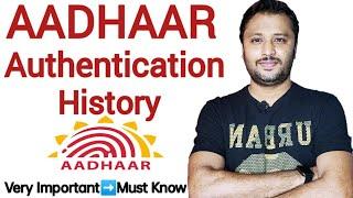 Aadhaar Authentication History Check in Hindi  Aadhaar Usage Details Kaise Check Kare  AADHAR