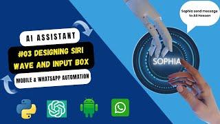 Python Voice Assistant Tutorial 3  Siri Wave Animation & Sound Integration