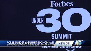 Celebrities influencers athletes in Cincinnati for Forbes Under 30 Summit