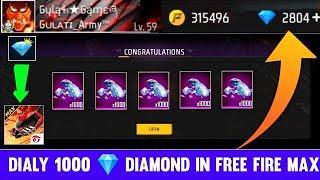 Free Fire Max Diamond Trick 2024  How To Get Free Diamonds In Free Fire Max  Free Diamonds Loot