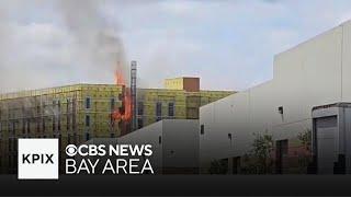 Neighbors evacuated during Redwood City construction site fire