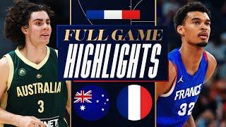 AUSTRALIA vs FRANCE  FULL GAME HIGHLIGHTS  July 21 2024